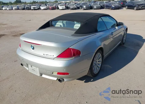 2005 BMW 645Ci from USA, damaged, VIN WBAEK73495B328565